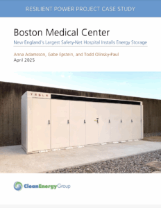 Boston Medical Center: New England’s Largest Safety-Net Hospital Installs Energy Storage